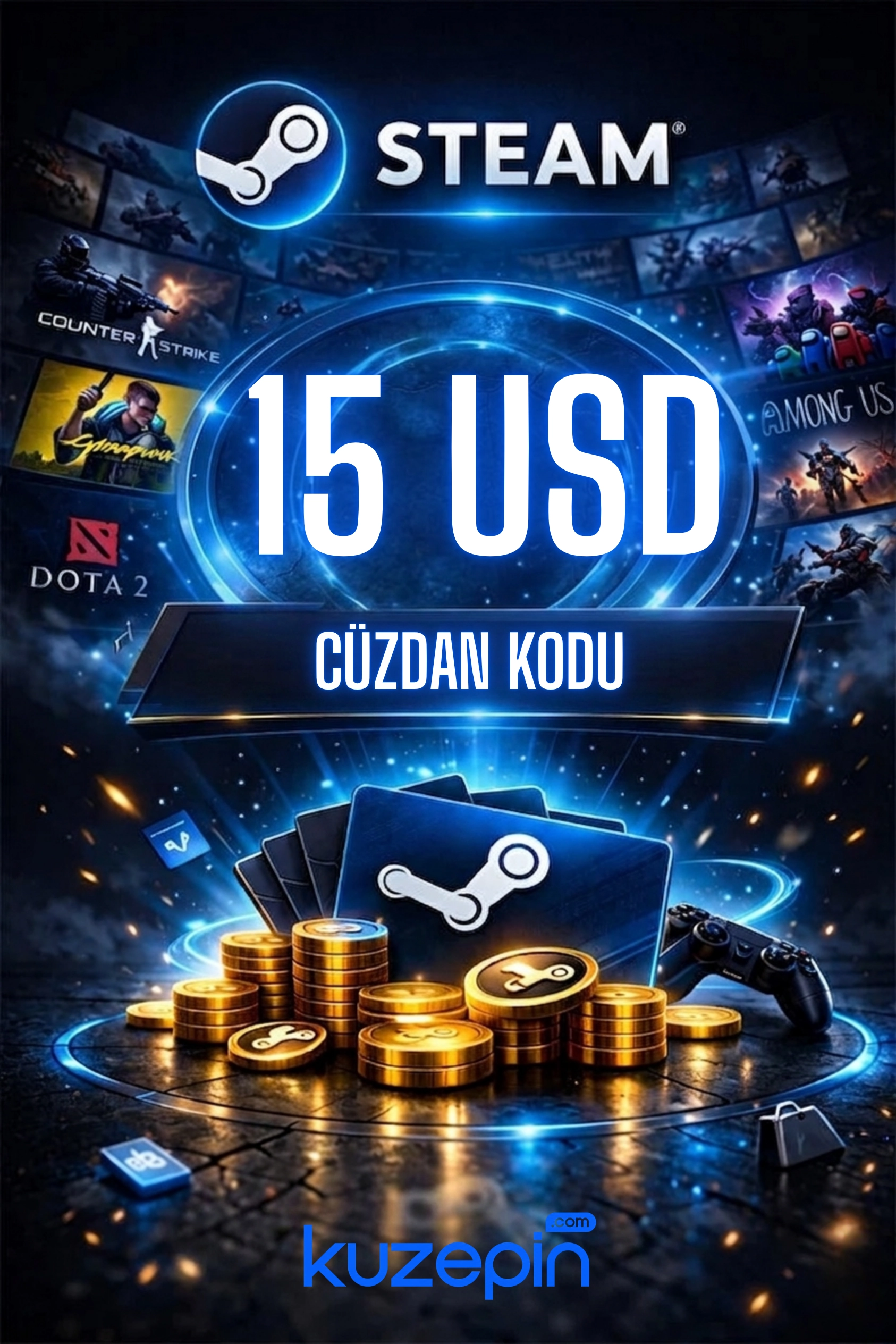 Steam Gift Card 15 USD