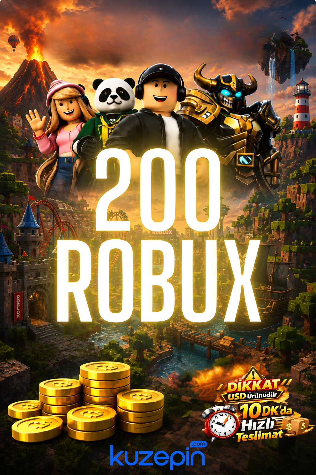 Roblox 200 Robux USD