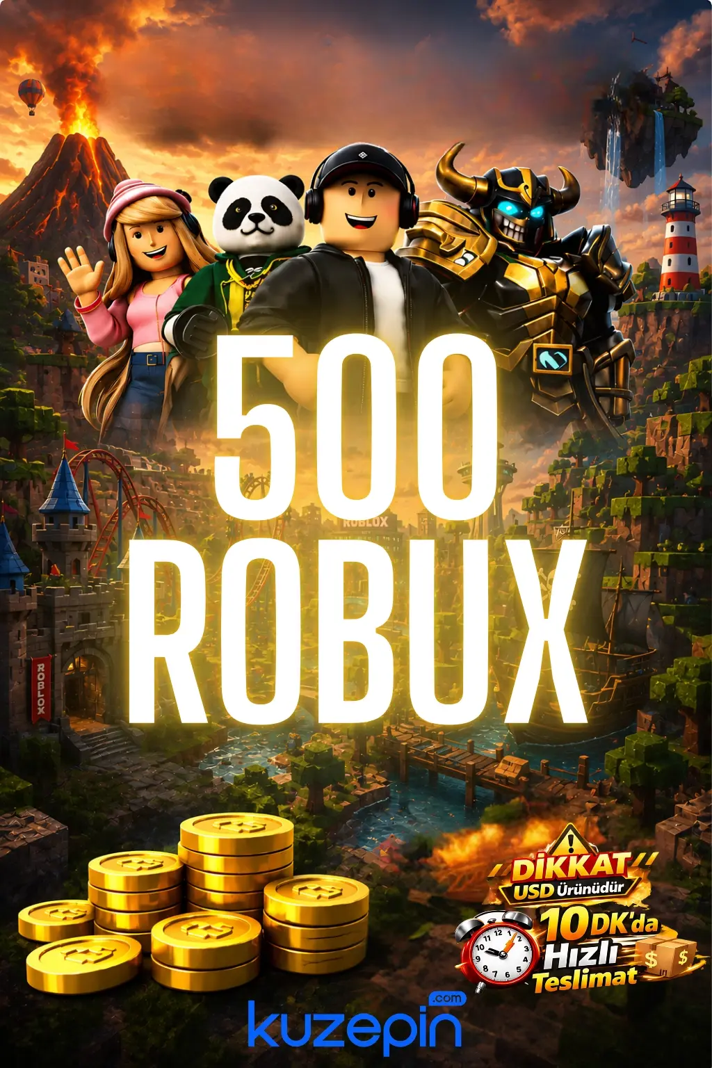 Roblox 500 Robux USD
