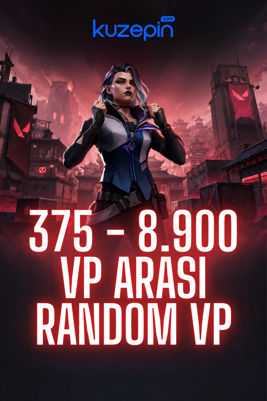 Valorant 375 - 8.900 Vp Arasi Random Vp