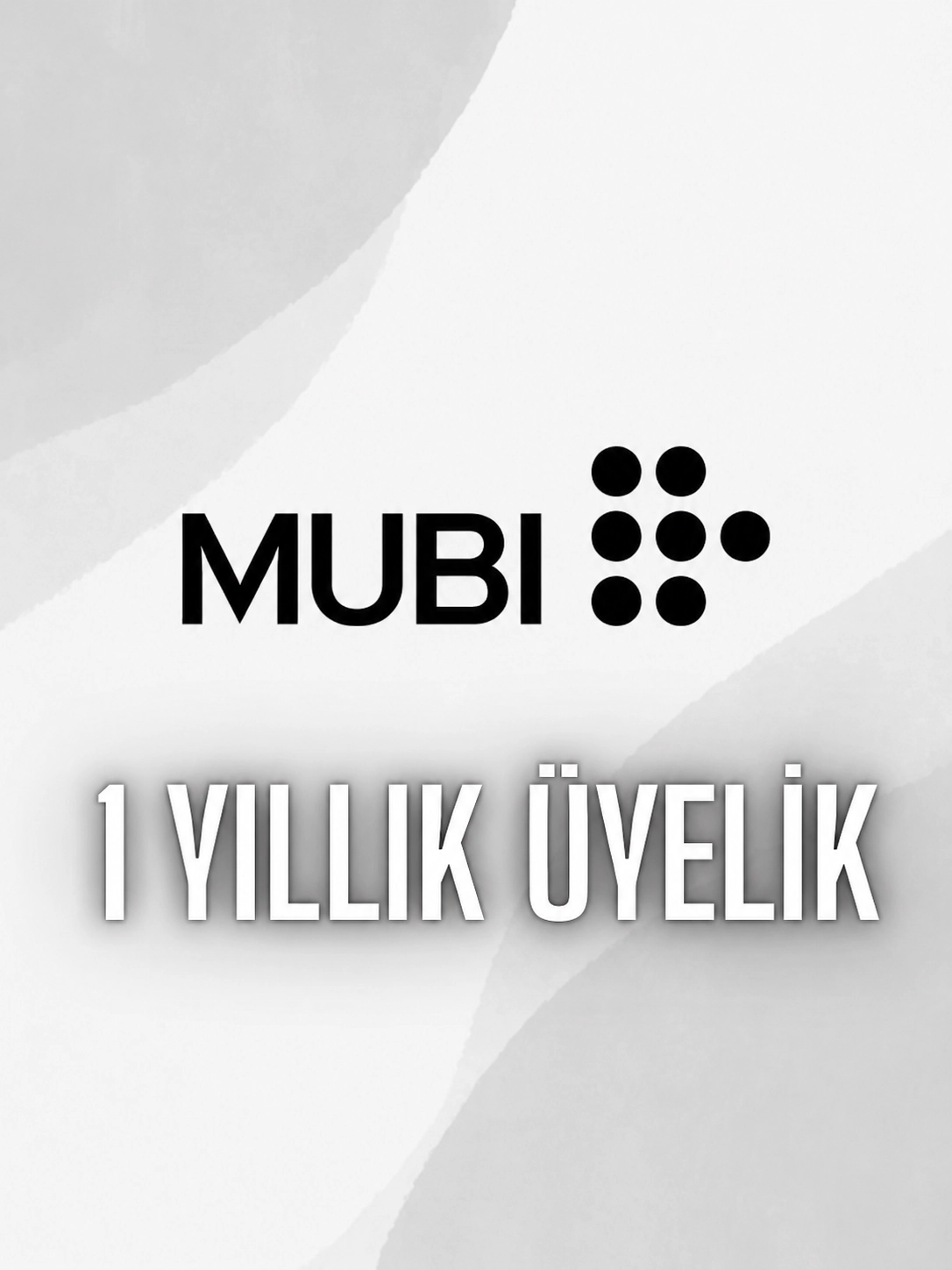 MUBİ 1 Yıllık üyelik ( HESAP ŞEKLİNDE İLETİLİR )