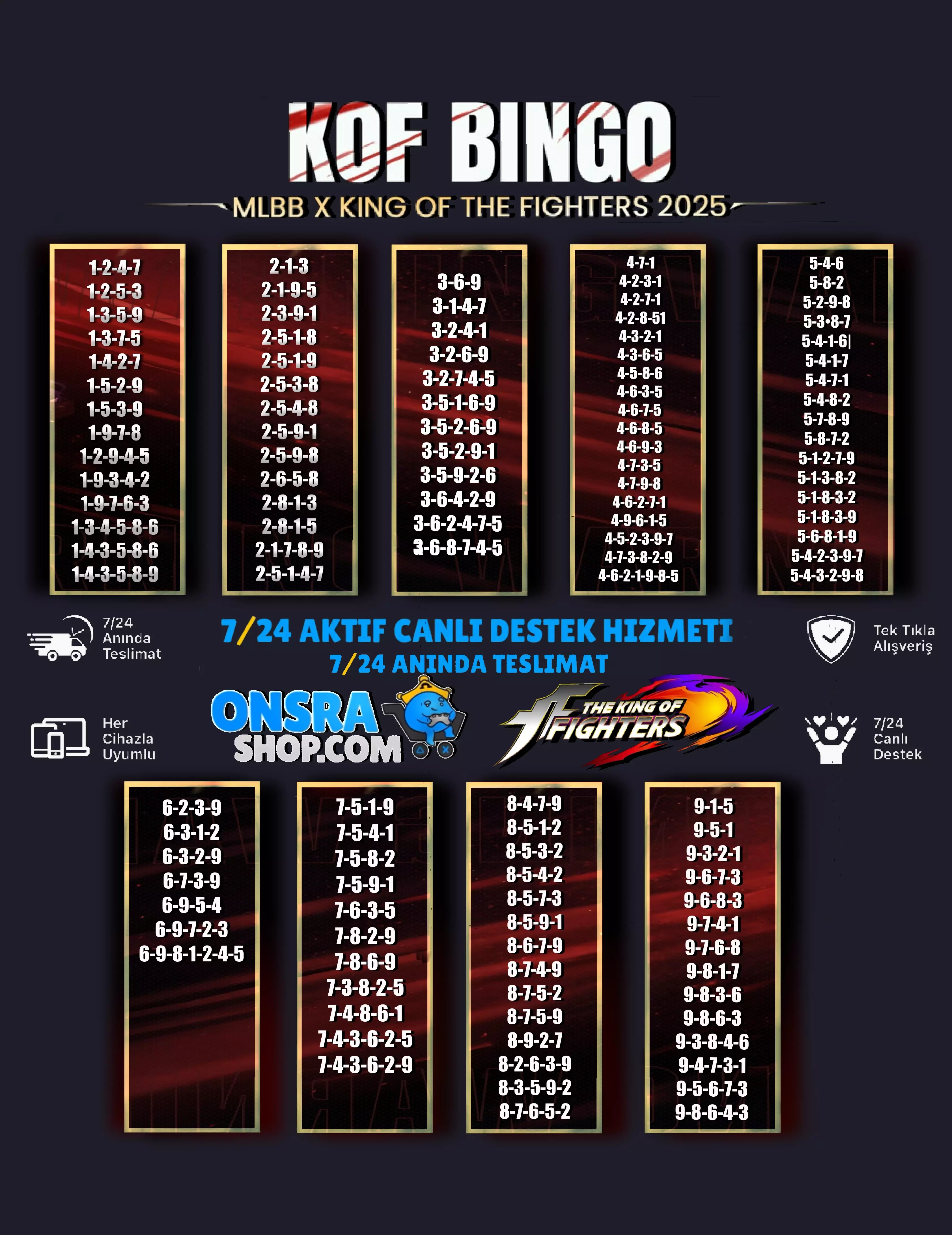 MLBB KOF 2025 BINGO ALGORITMA DESENLERI MLBB KOF 2025 BINGO ALGORITMA DESENLERI