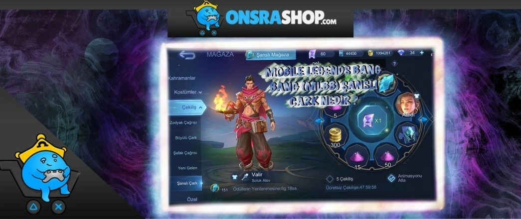 Mobile Legends Bang Bang Şanslı Çark Nedir ? Mobile Legends Bang Bang Şanslı Çark Nedir ?