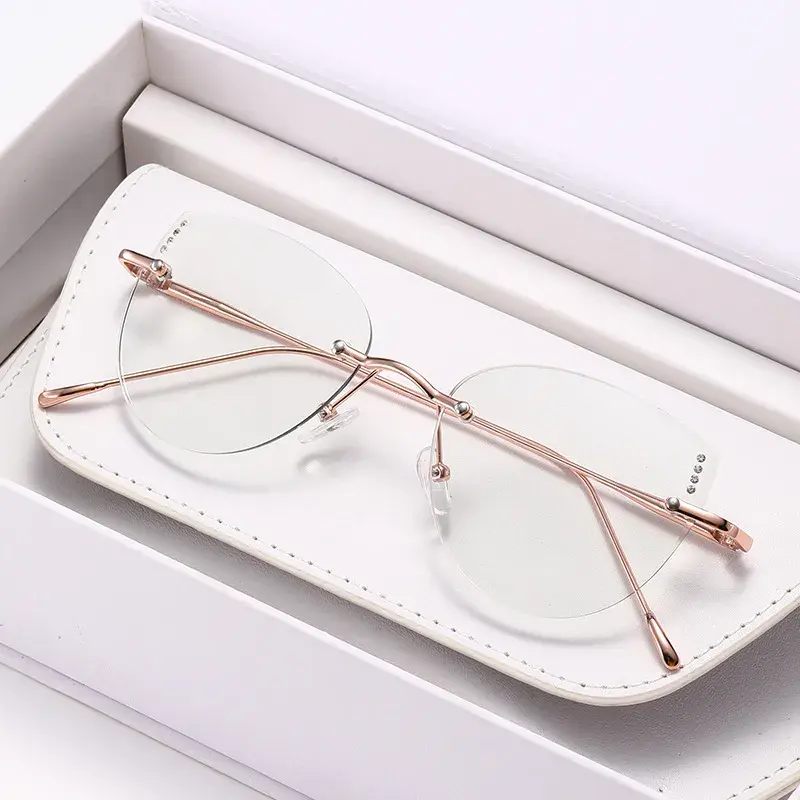 Ethereal Rose Gold Rimless