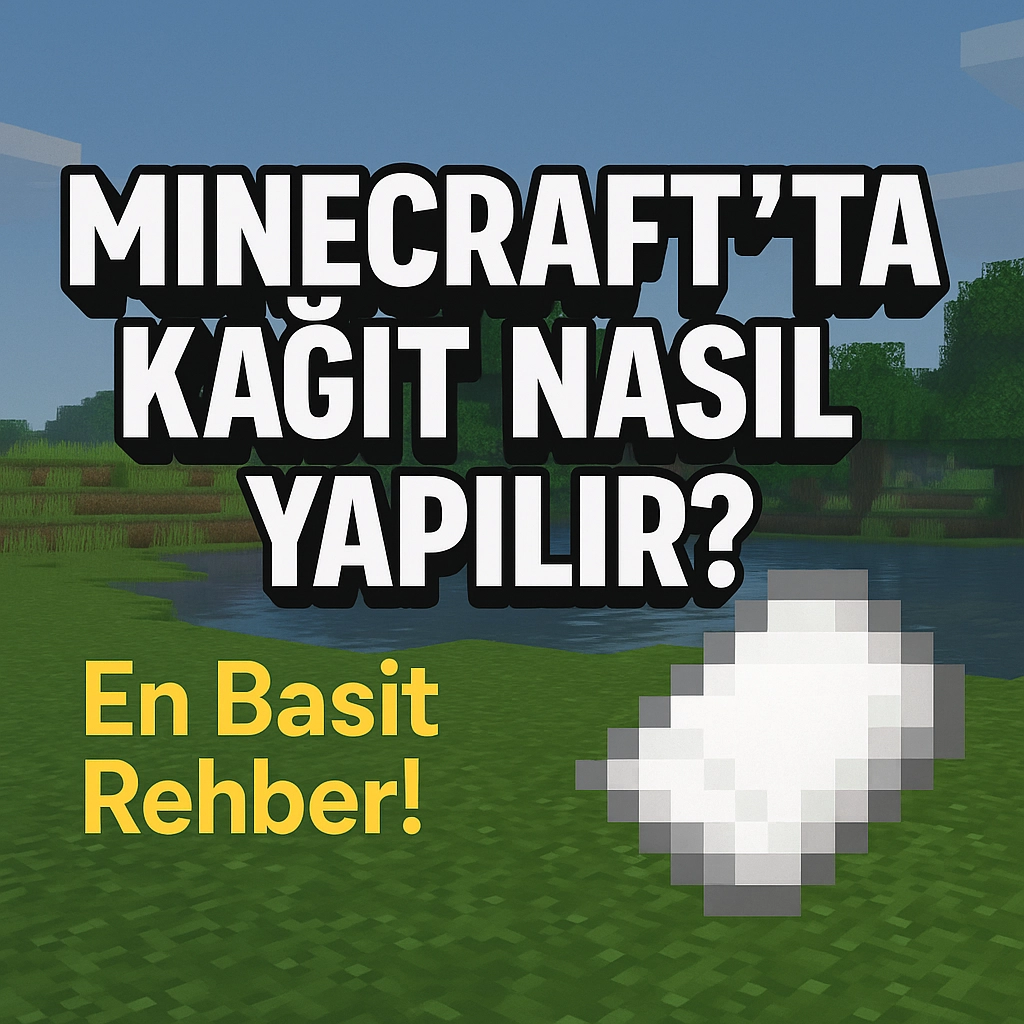 Minecraft Kağıt Yapımı