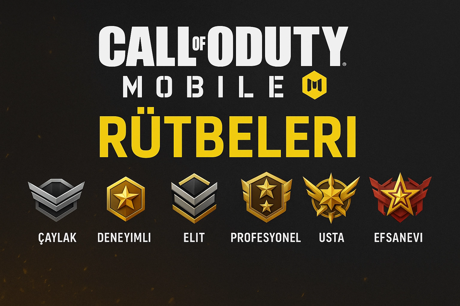 Call Of Duty Mobile Rütbeleri