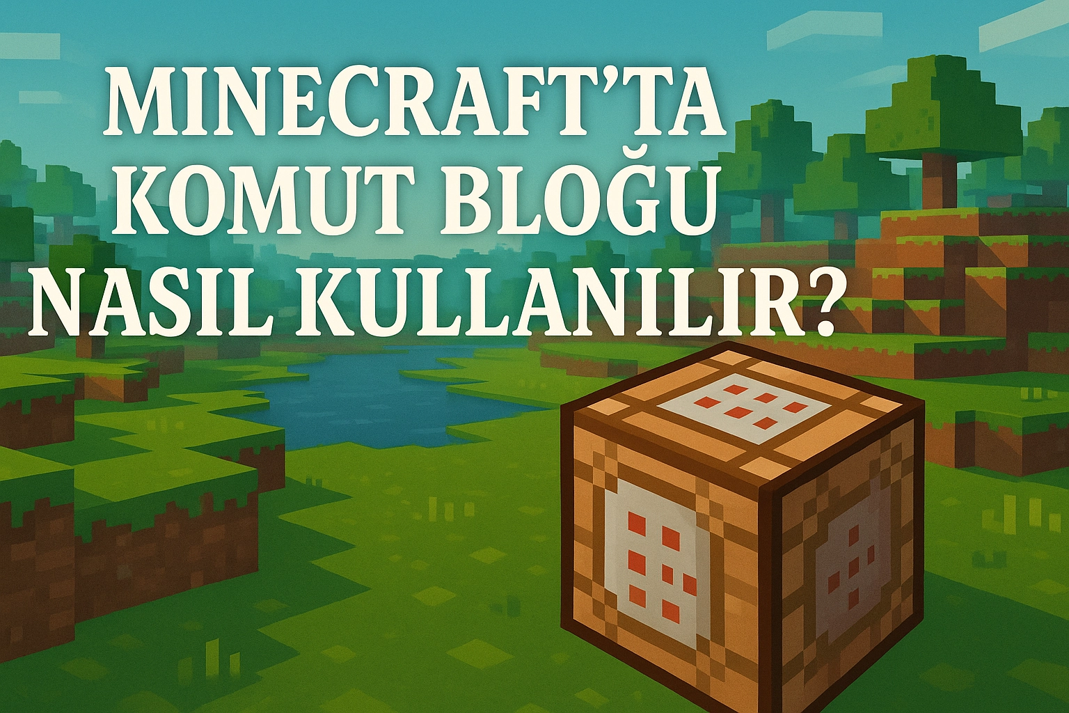 Minecraft komut bloğu nasıl kullanılır?