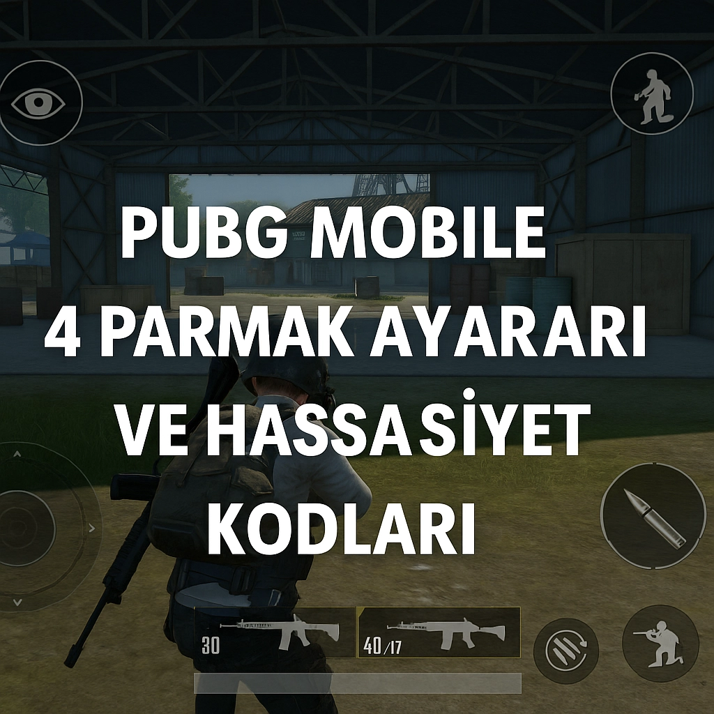 PUBG Mobile 4 Parmak Ayarları Ve Hassasiyet Kodları