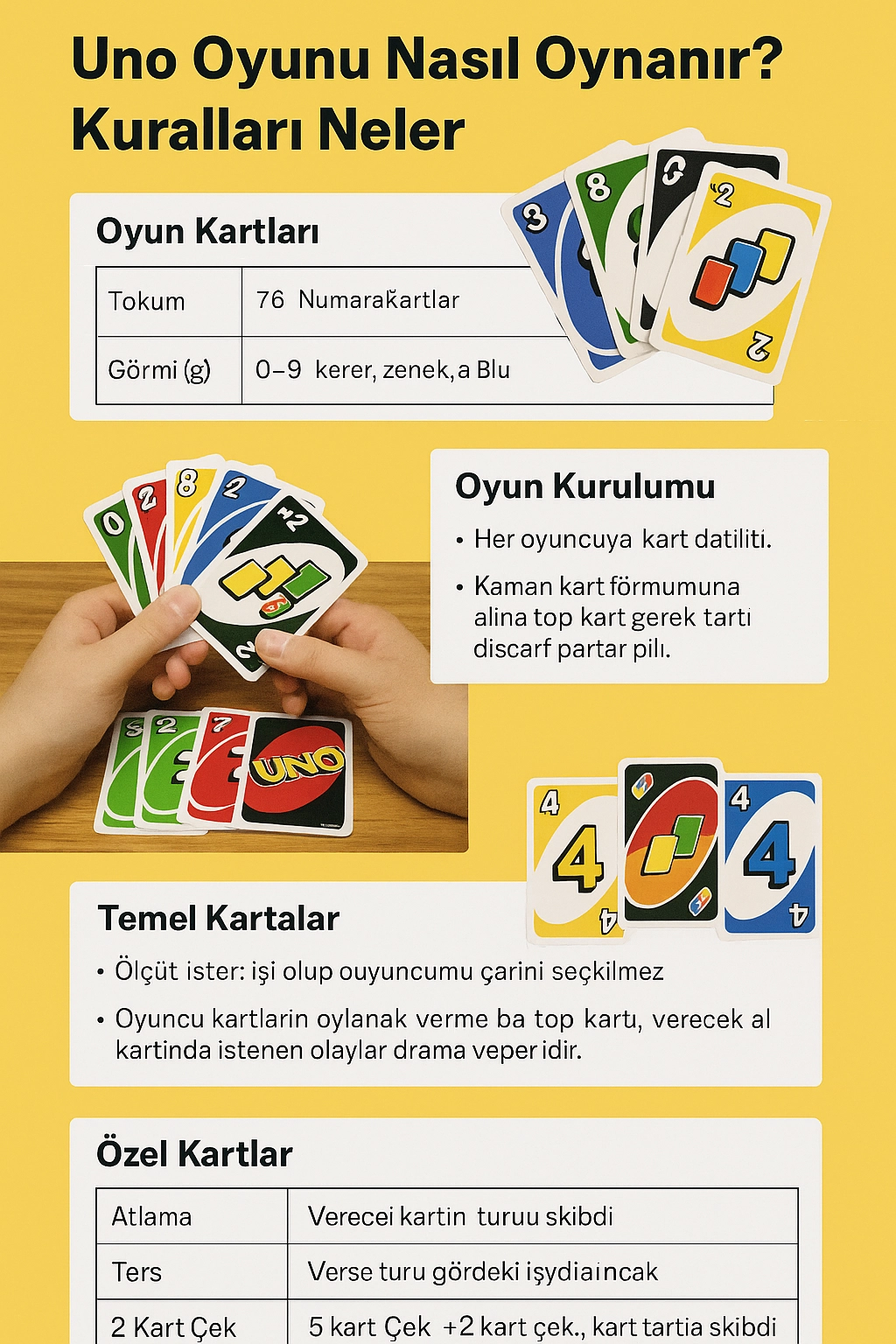 Uno Oyunu Nasıl Oynanır? Kuralları Neler?