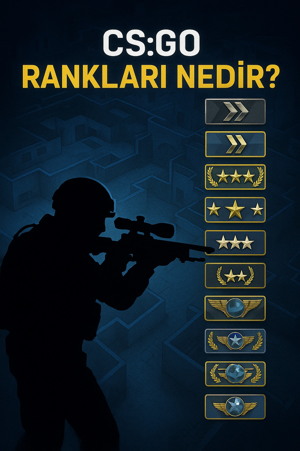 CS:GO Rankları Nedir? Rehber (2025) CS:GO Rankları Nedir? Rehber (2025)