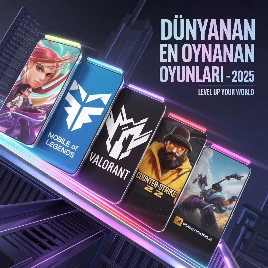Dünyanın En Çok Oynanan Oyunları - 2025