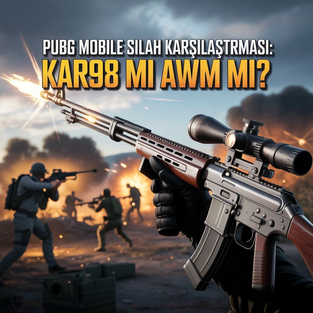PUBG Mobile Silah Karşılaştırması: Kar98 Mi AWM Mi?