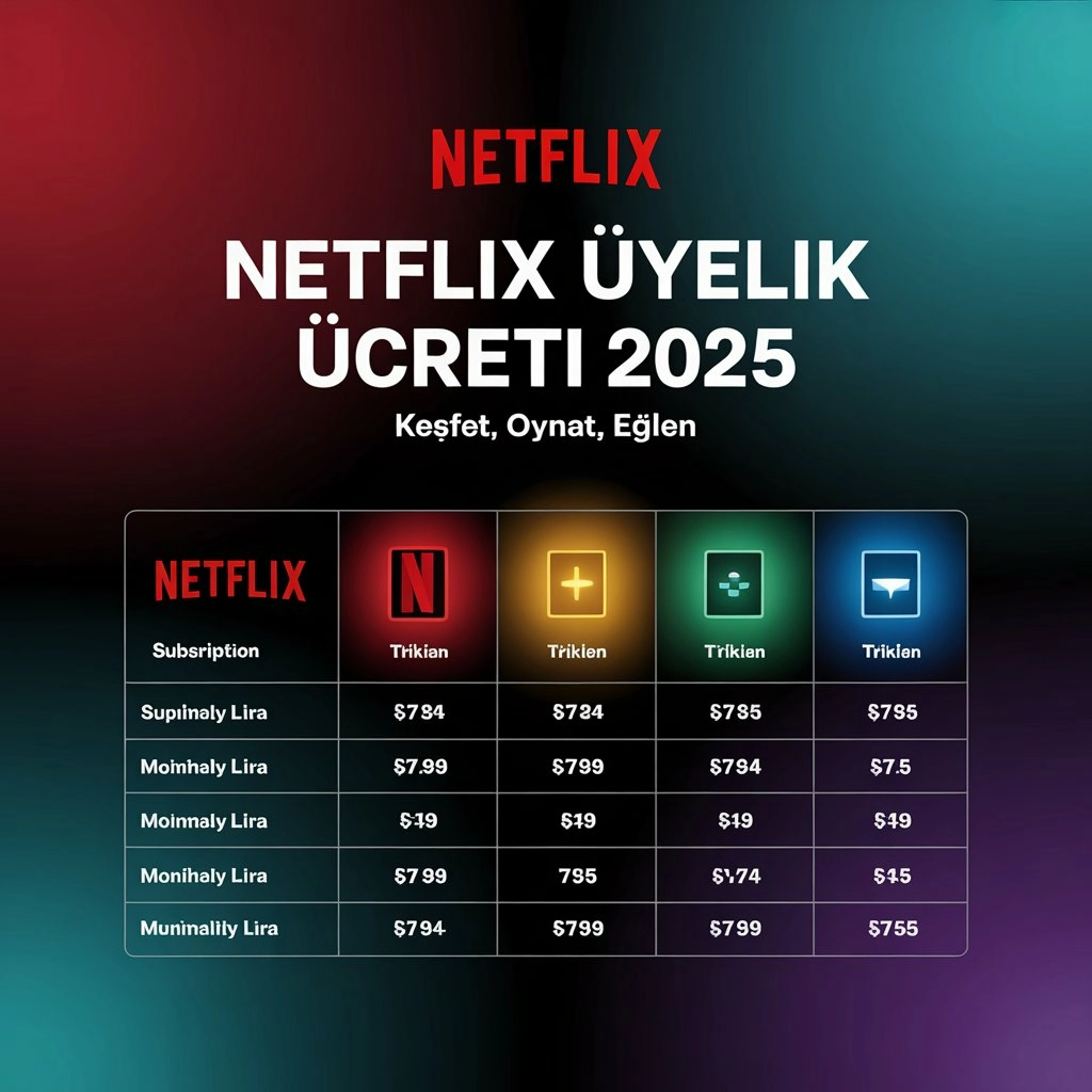 Netflix Üyelik Ücreti 2025
