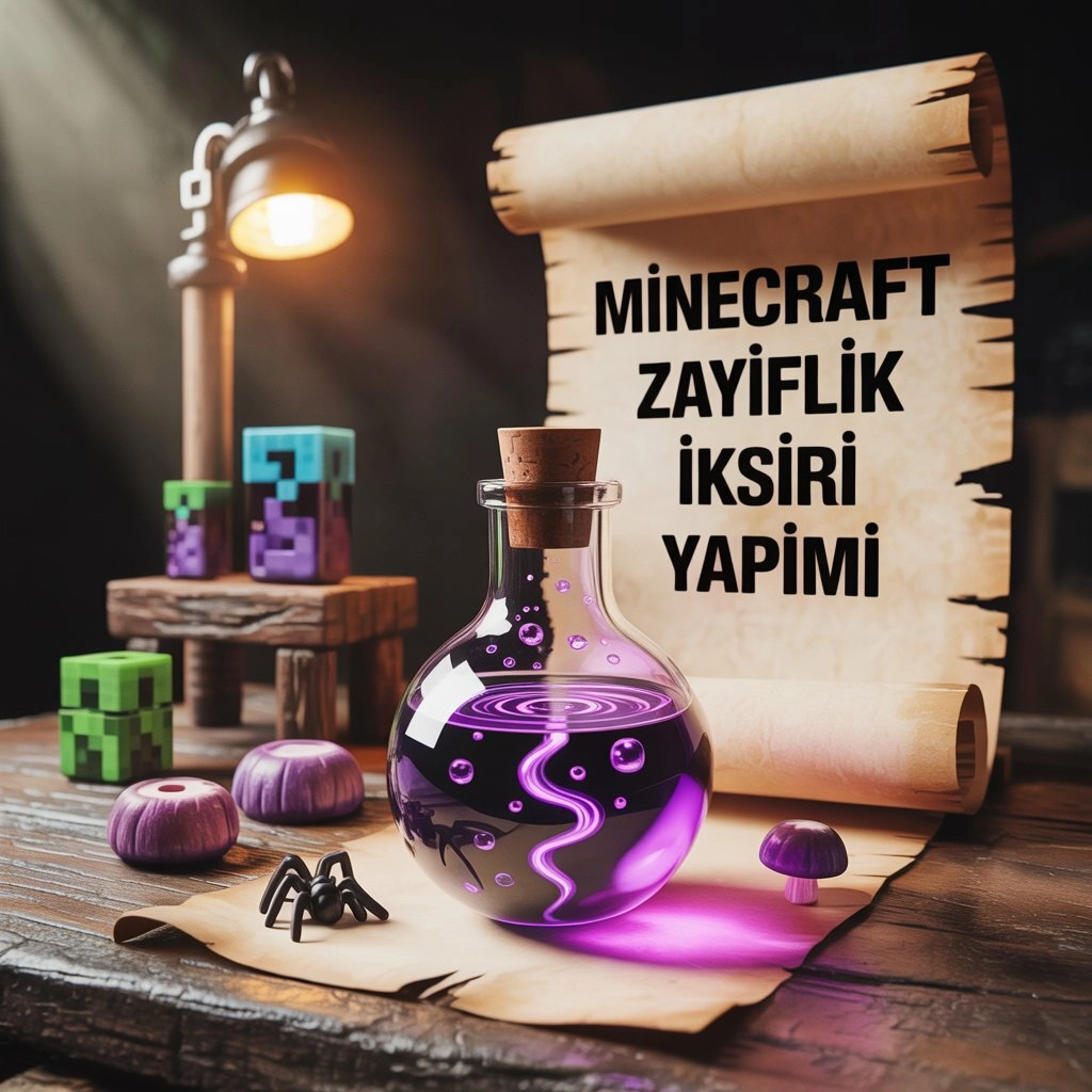 Minecraft Zayıflık İksiri Yapımı