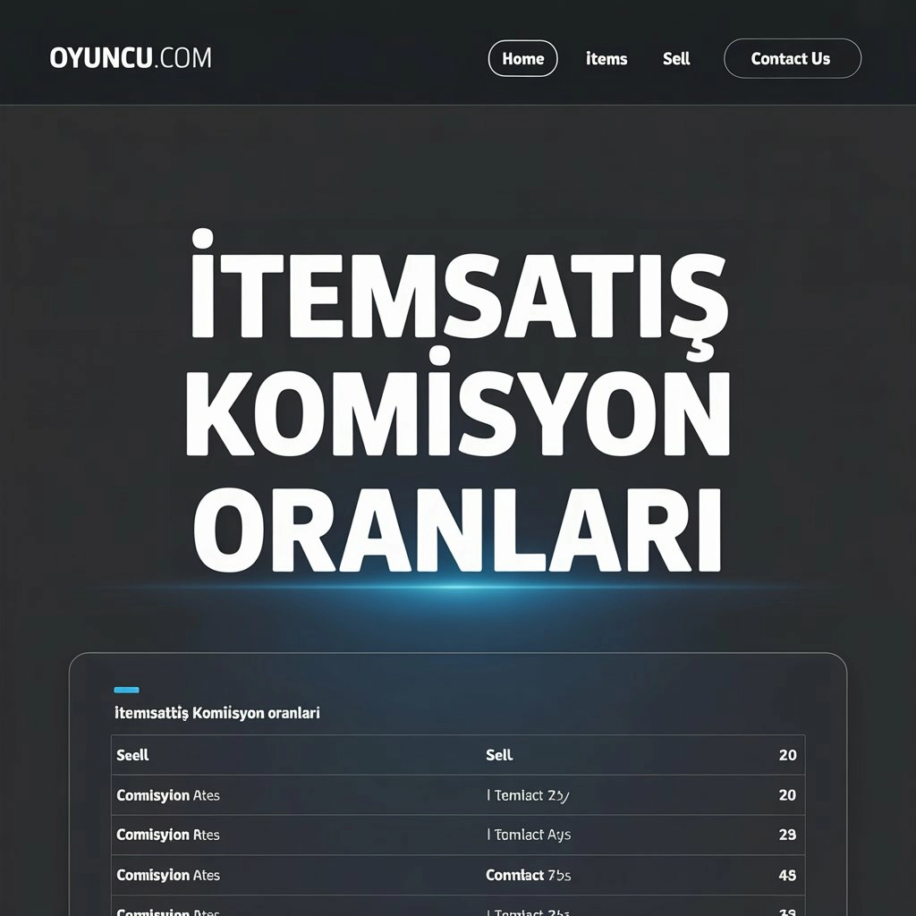 İtemsatış Komisyon Oranları Güncellemesi İtemsatış Komisyon Oranları Güncellemesi