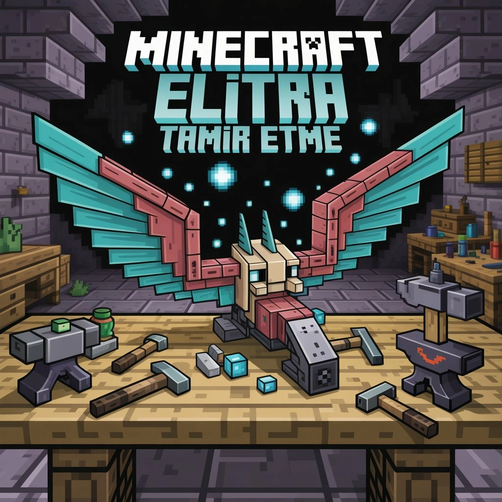 Minecraft Elitra Tamir Etme Yöntemi