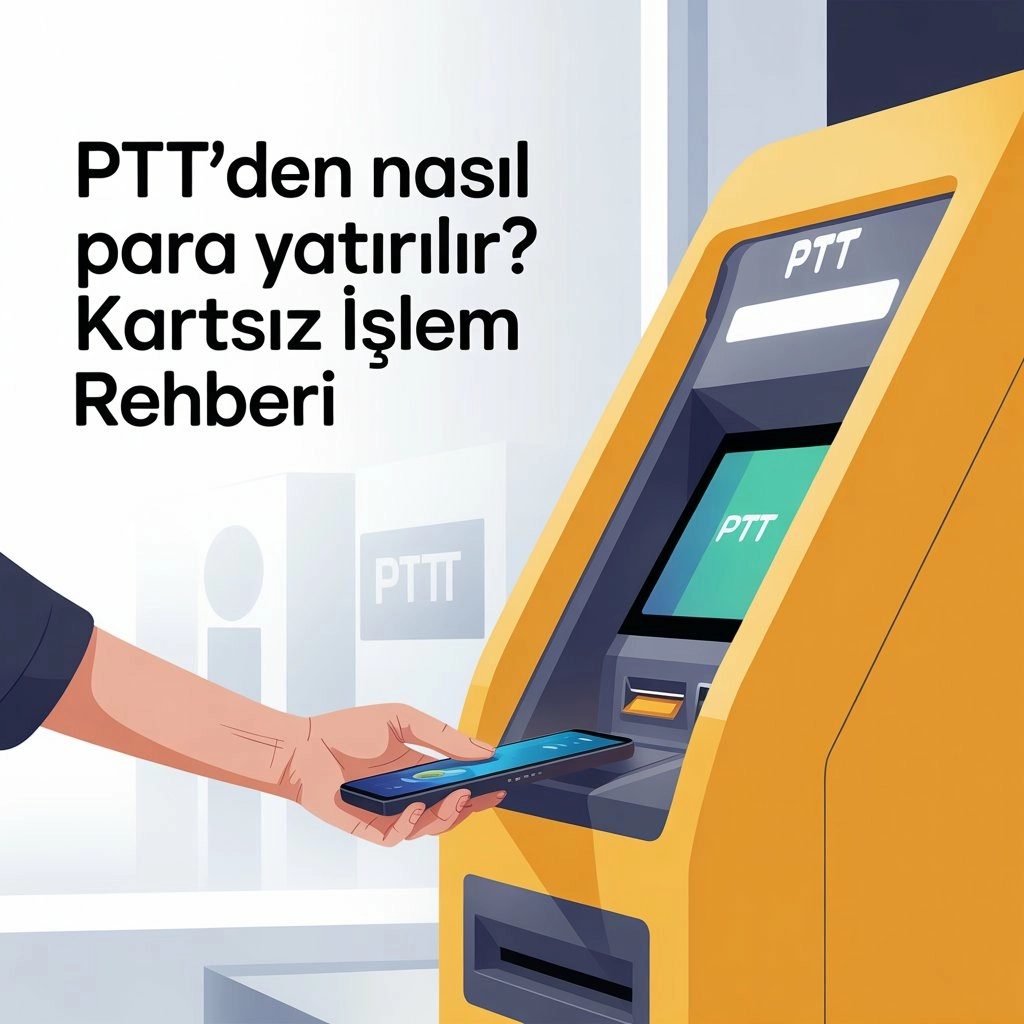 PTT’den Nasıl Para Yatırılır? PTT ATM’leri Kartsız İşlem
