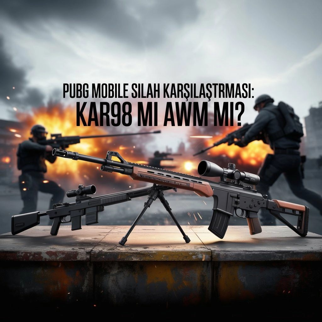 PUBG Mobile Silah Karşılaştırması: Kar98 Mi AWM Mi?