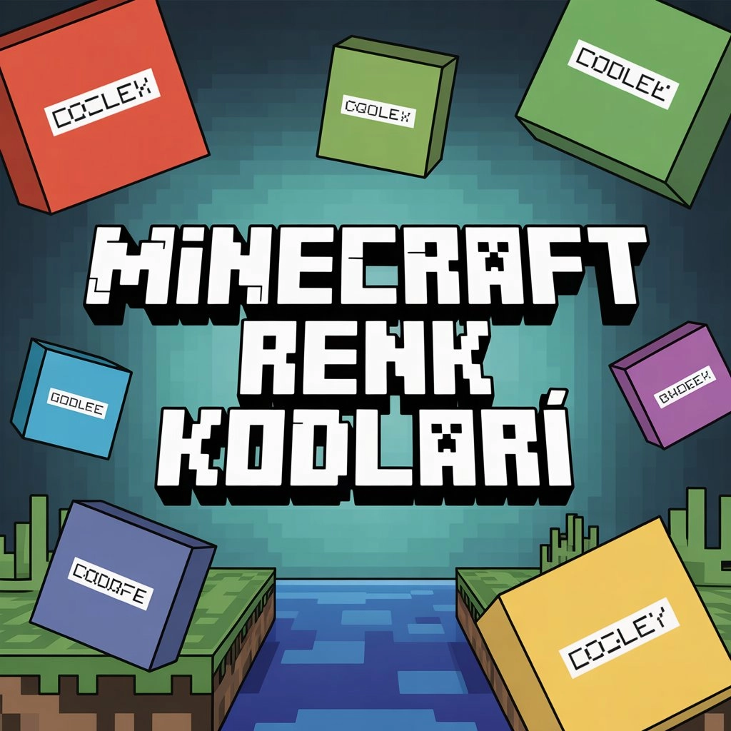 Minecraft Renk Kodları Minecraft Renk Kodları