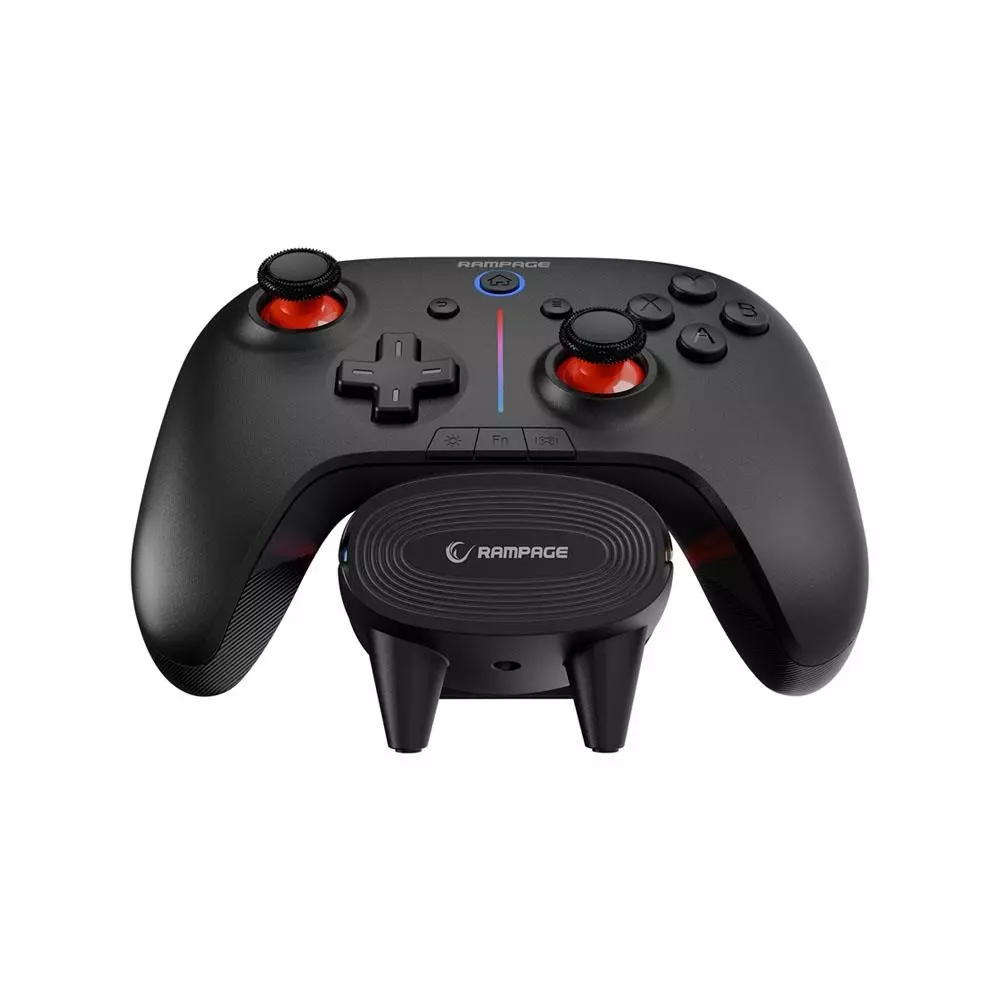 Rampage Hydra Pro Şarj İstasyonlu PC Gamepad – Siyah