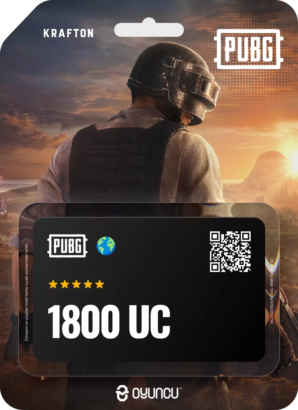 Pubg Mobile 1800 UC - Global ID