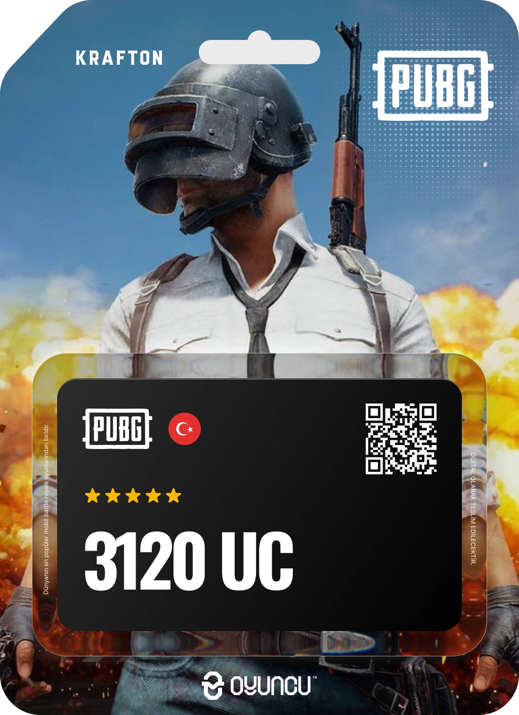 Pubg Mobile 3120 UC TR ID