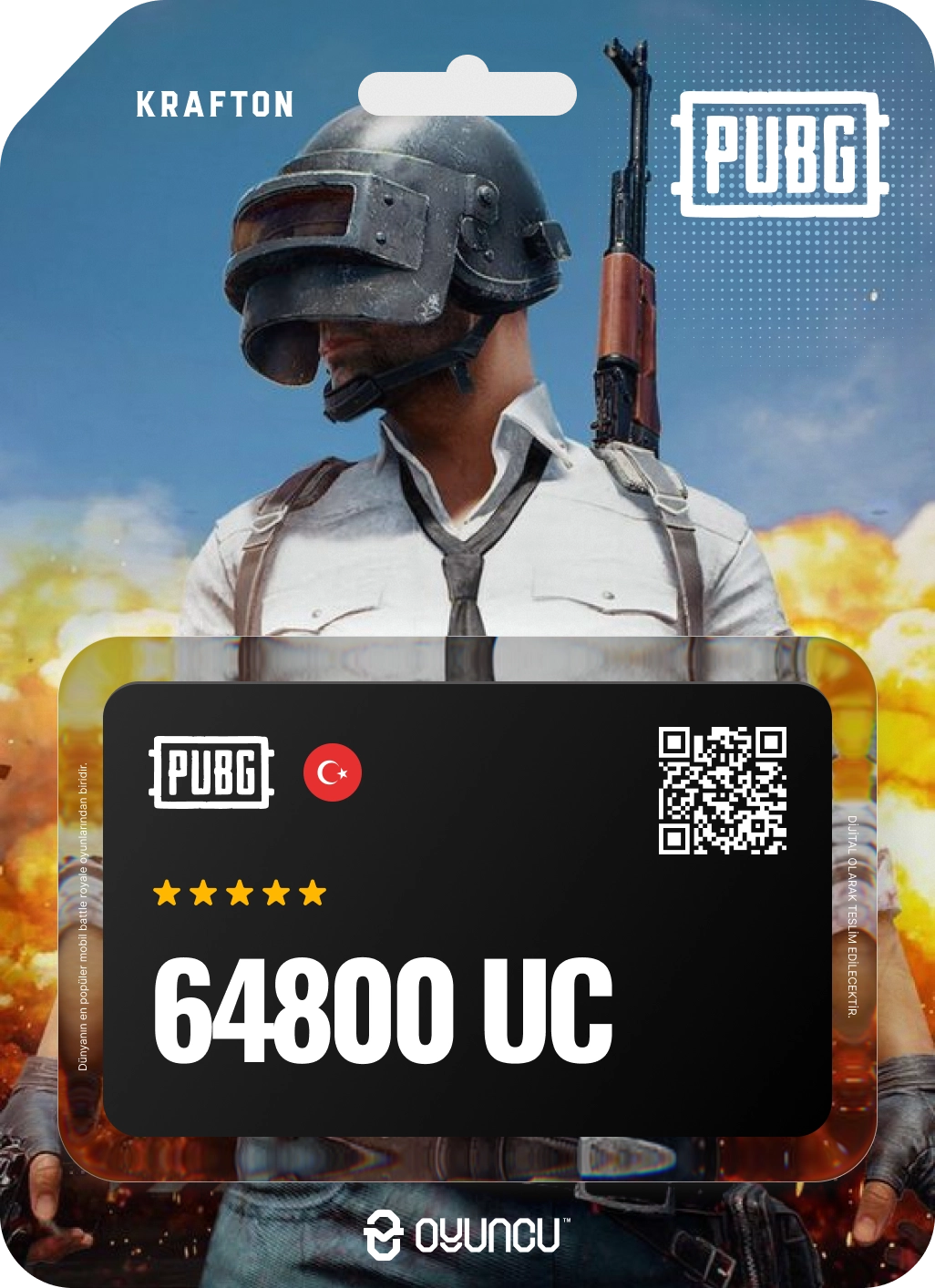 Pubg Mobile 64800 UC TR ID