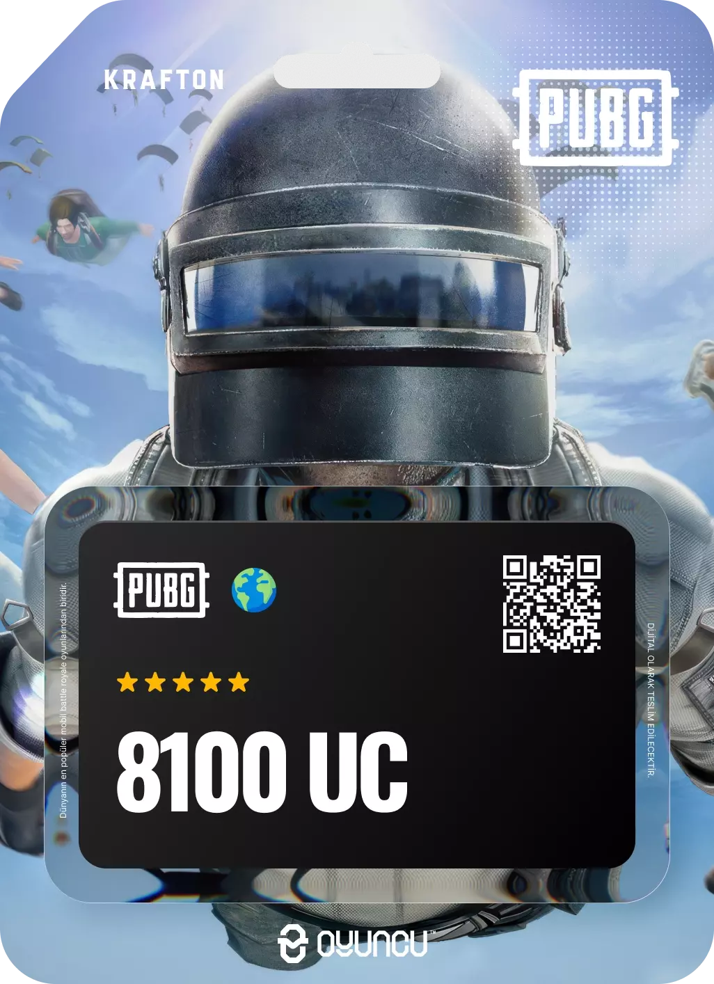 PUBG Mobile 8100 UC