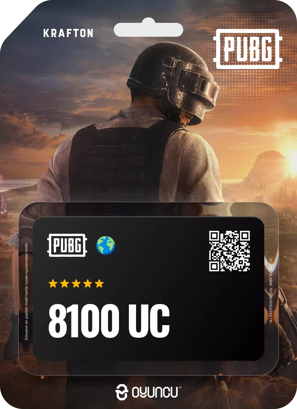 Pubg Mobile 8100 UC - Global ID