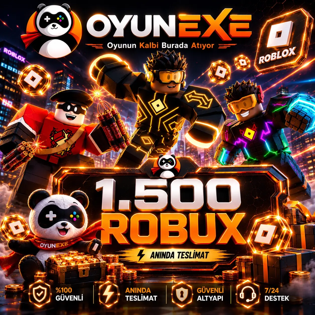 Roblox 1500 Robux