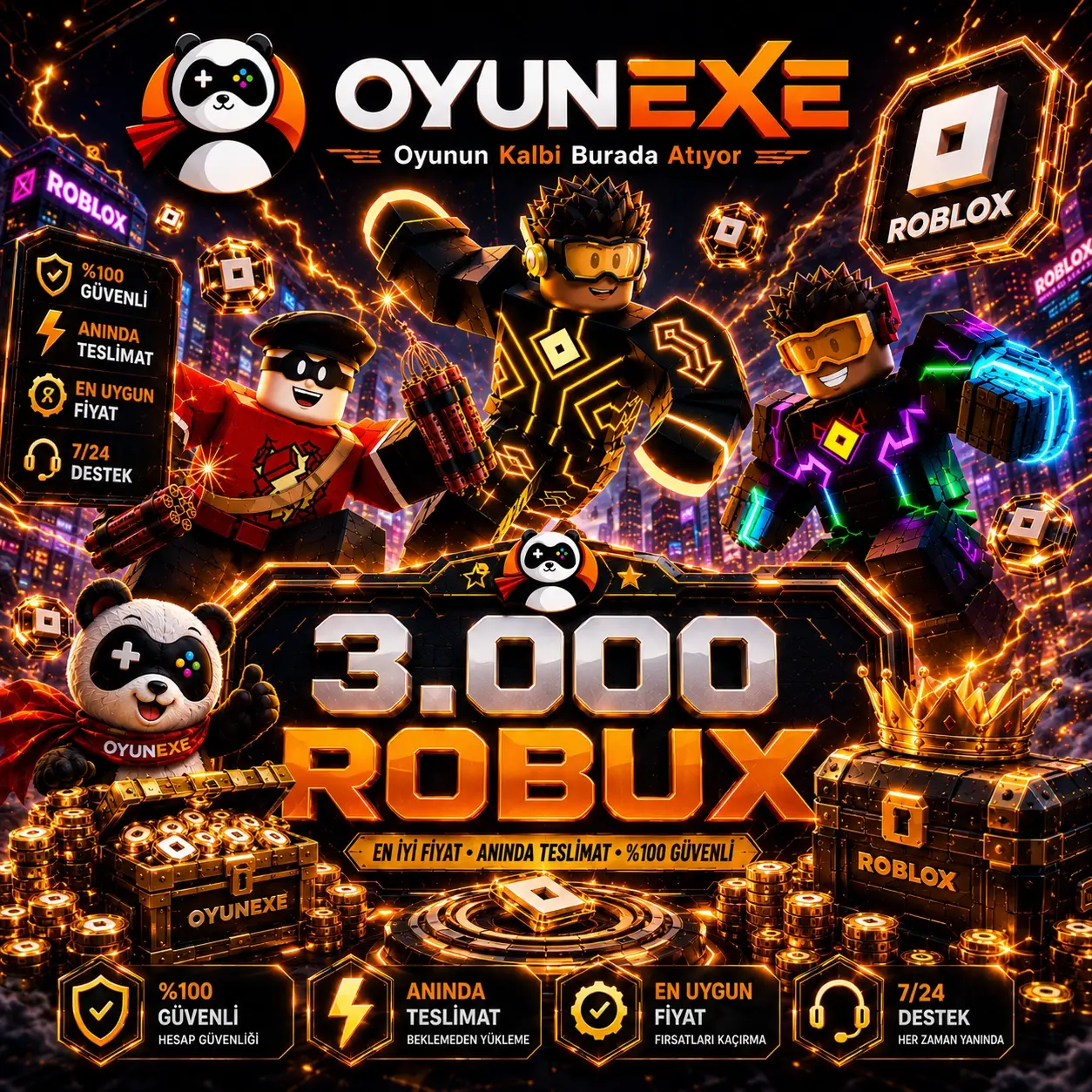 Roblox 3000 Robux