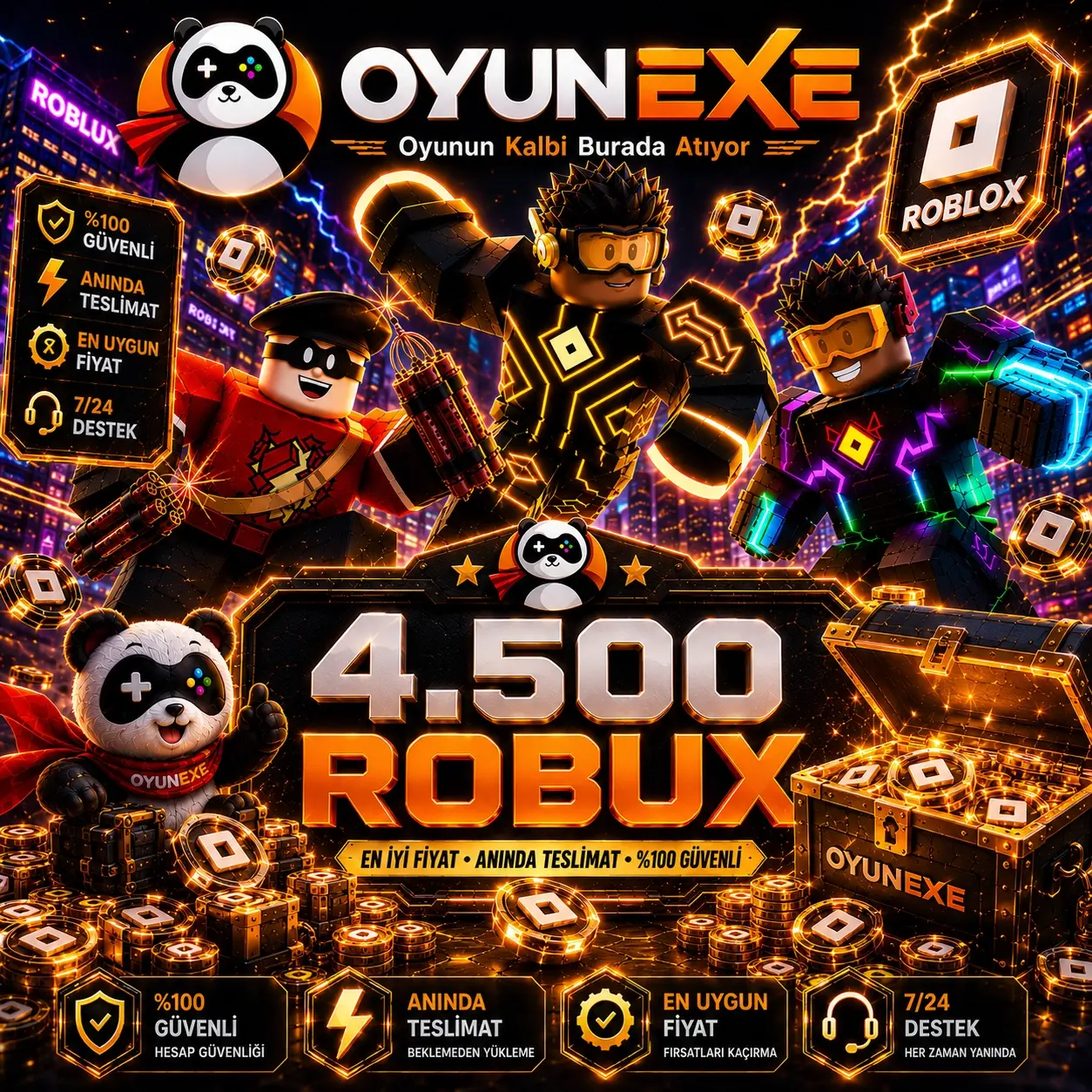 Roblox 4500 Robux