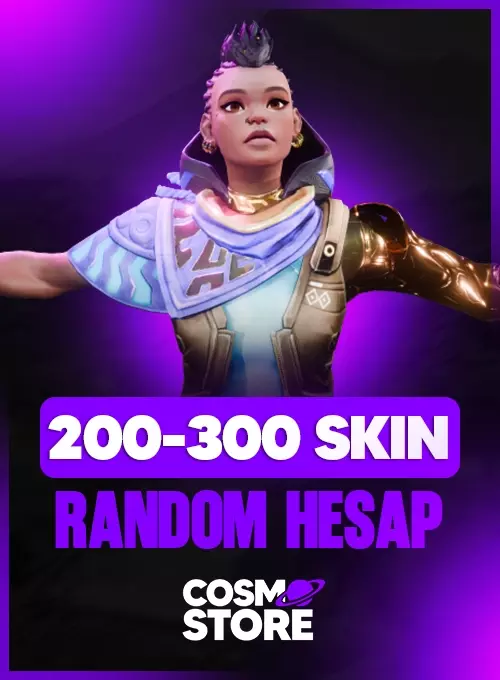 Valorant 200-300 Skin Random Hesap - TR