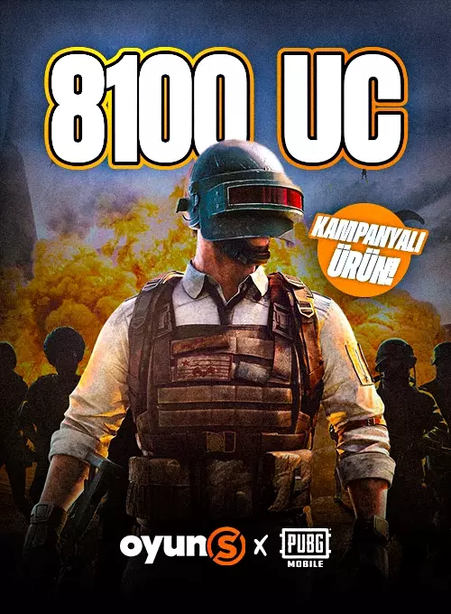 PUBG Mobile 8100 UC