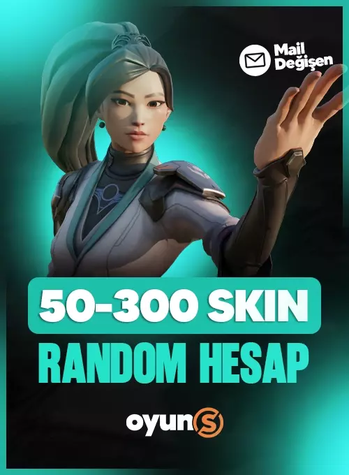 50-300 Skin Random Hesap - Mail Değişenli 🔥