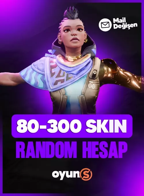 80-300 Skin Random Hesap - Mail Değişenli 🔥