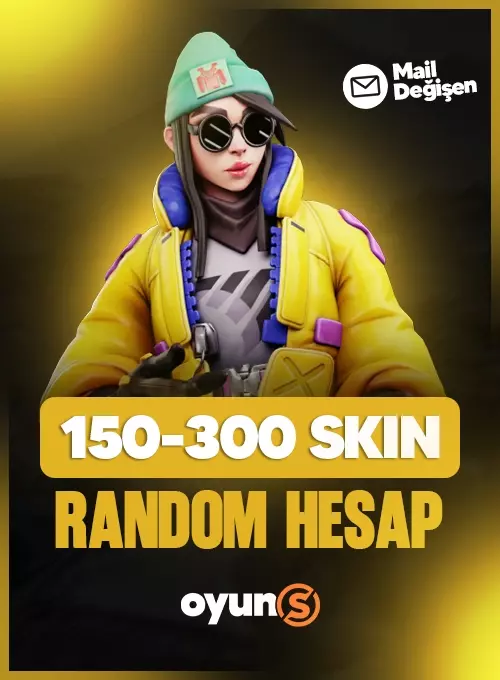 150-300 Skin Random Hesap - Mail Değişenli 🔥