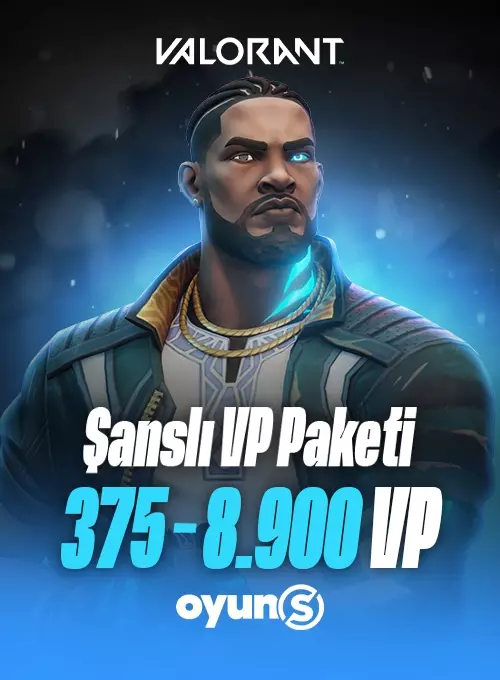 VALORANT ŞANSLI VP PAKETİ - 8900 VP KAZANMA FIRSATI 🔥