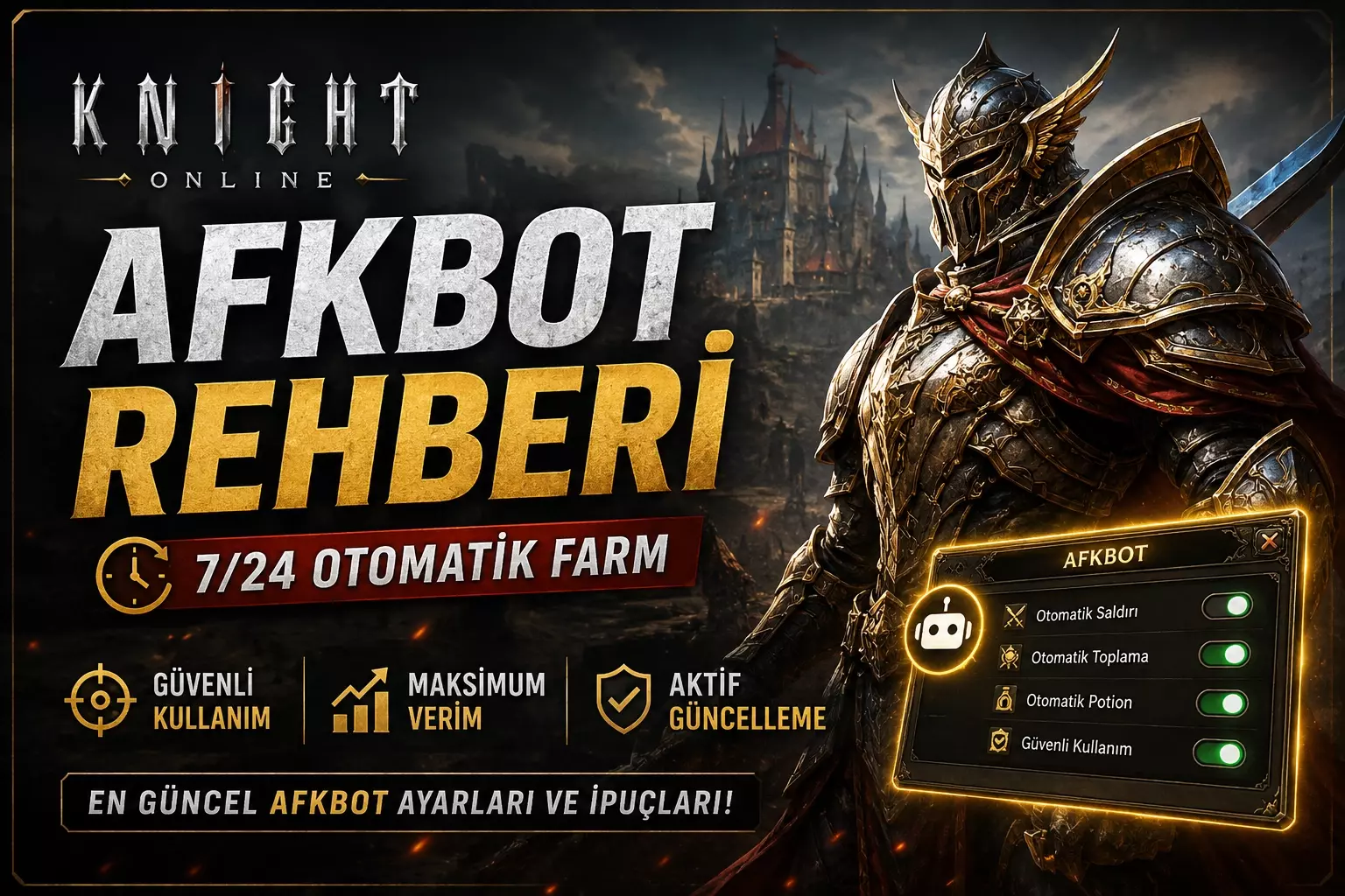 Knight Online AfkBot Rehberi: HyoCard Kredi ve Modüller