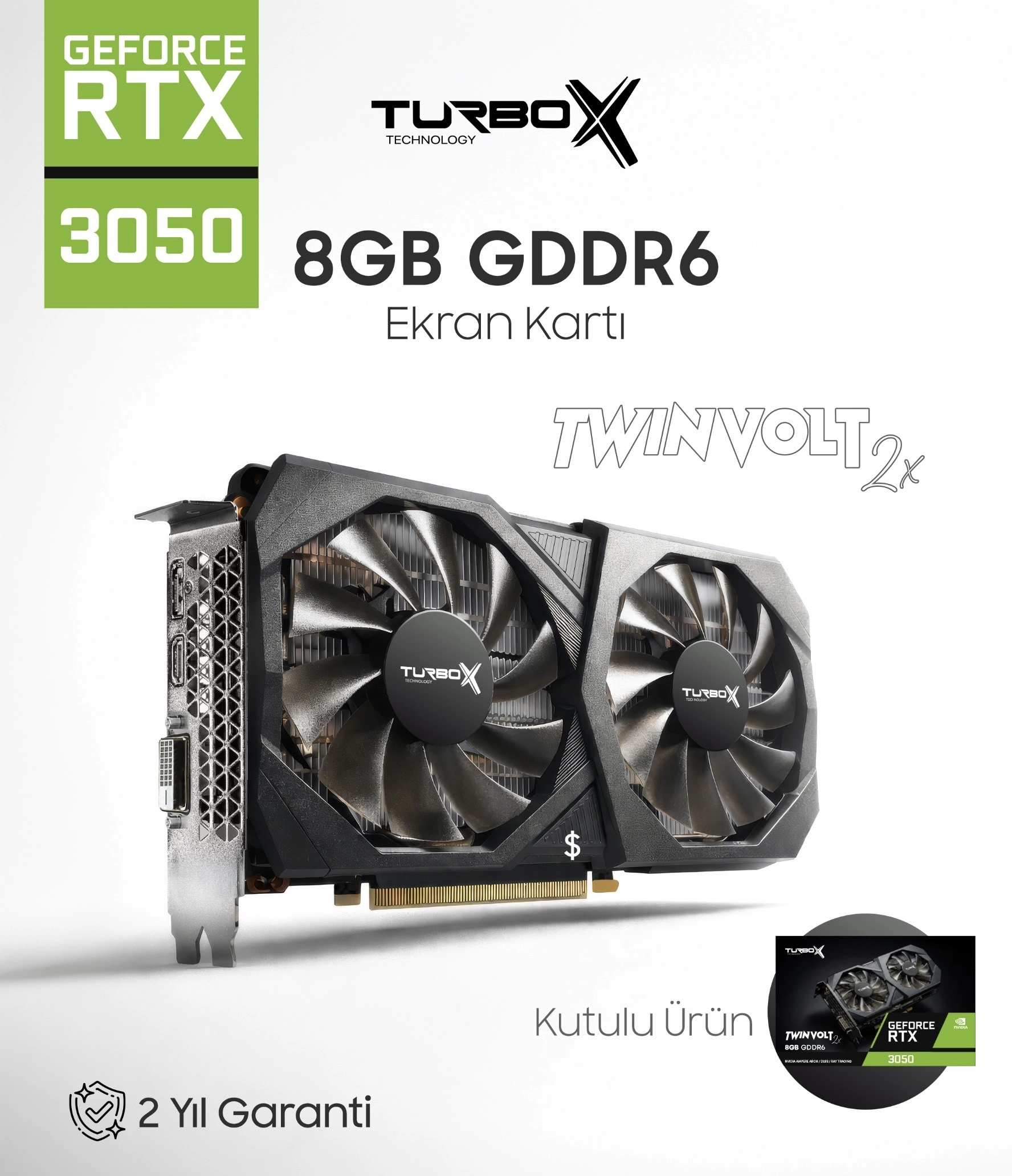 Nvidia RTX 3050 8GB Ekran Kartı