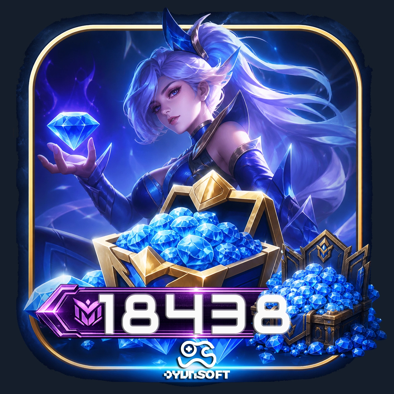 Mobile Legends Bang Bang 18438 Elmas