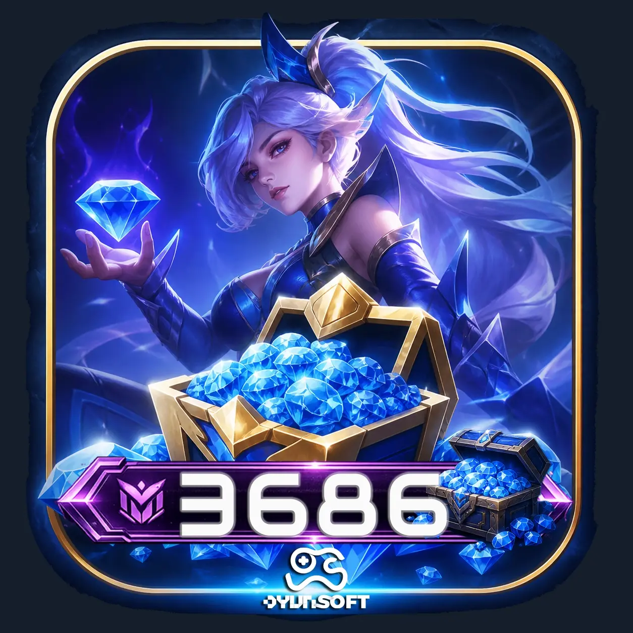 Mobile Legends Bang Bang 3686 Elmas