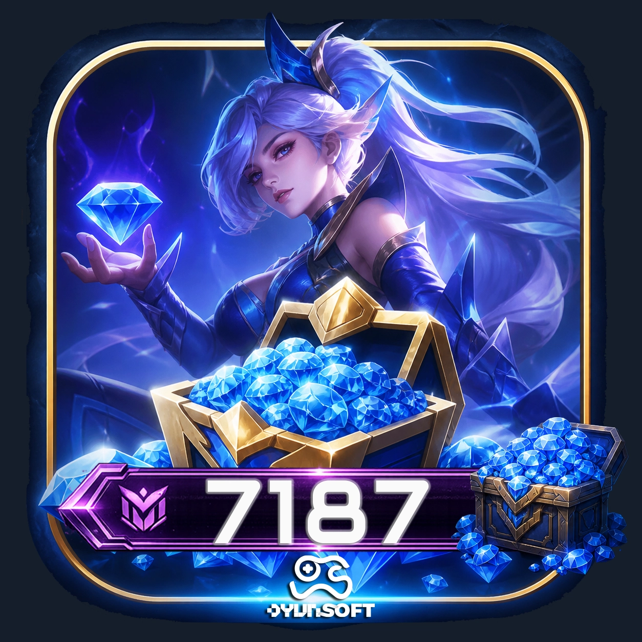 Mobile Legends Bang Bang 7187 Elmas