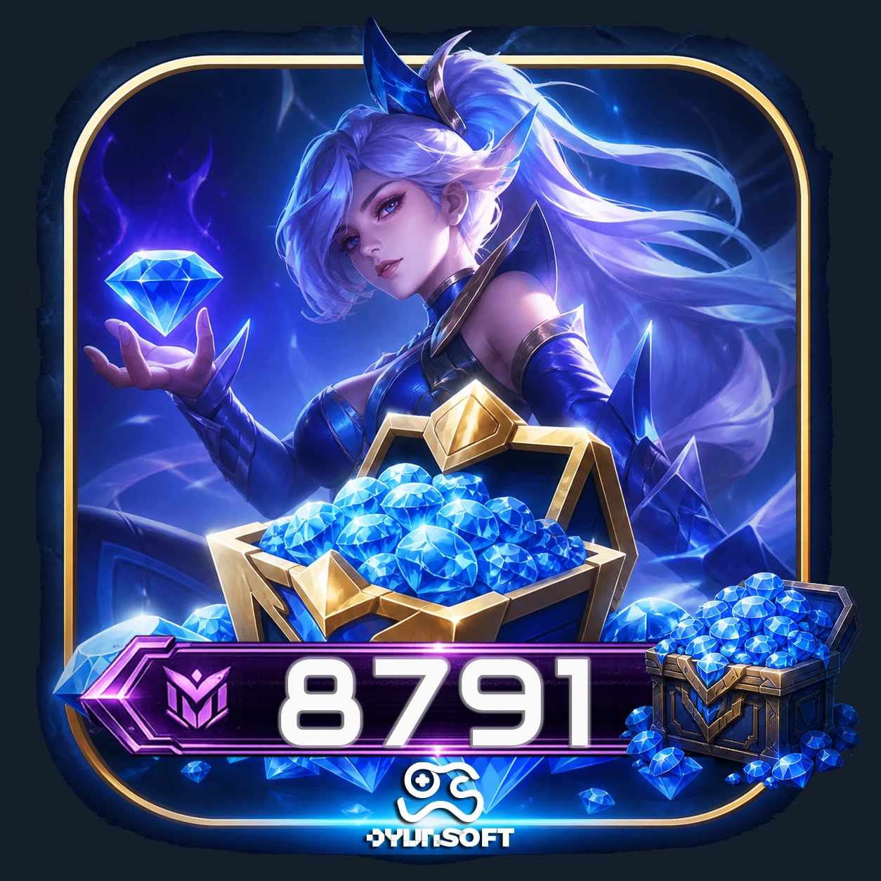 Mobile Legends Bang Bang 8791 Elmas