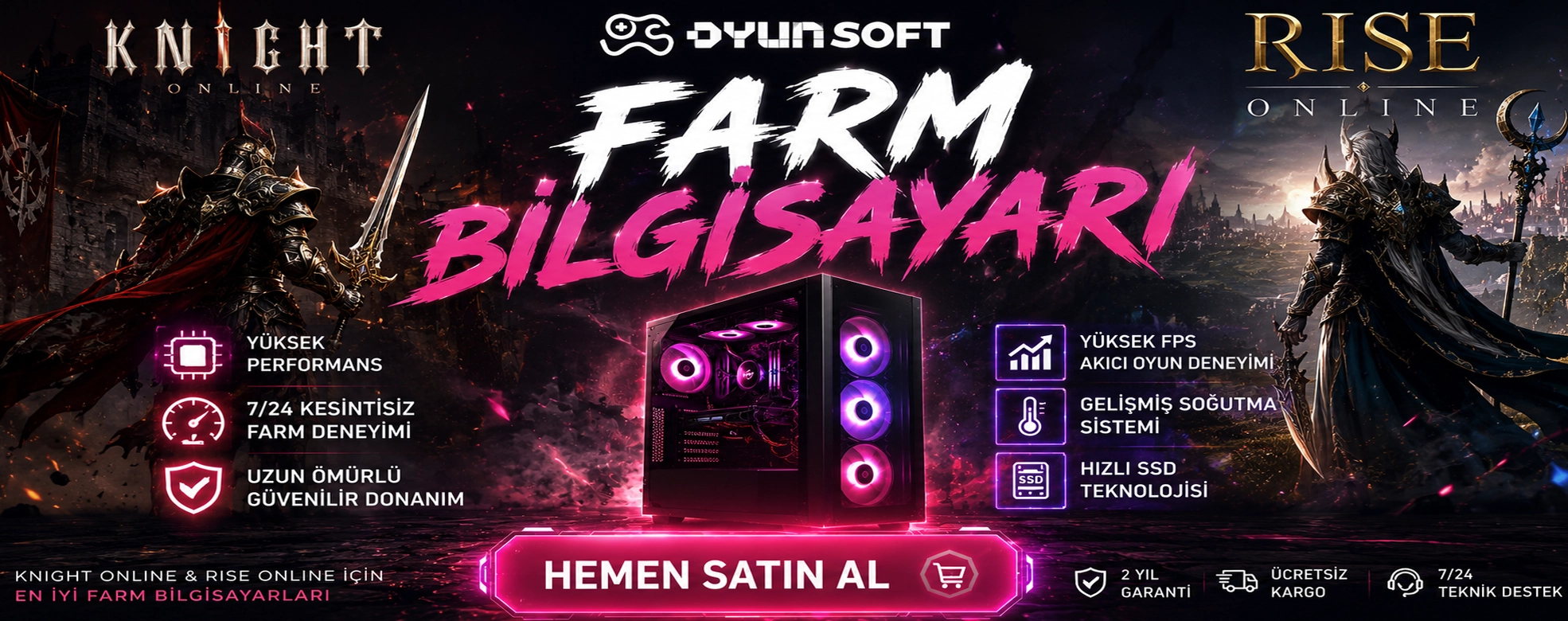 Rise Online Farm PC Satın Al