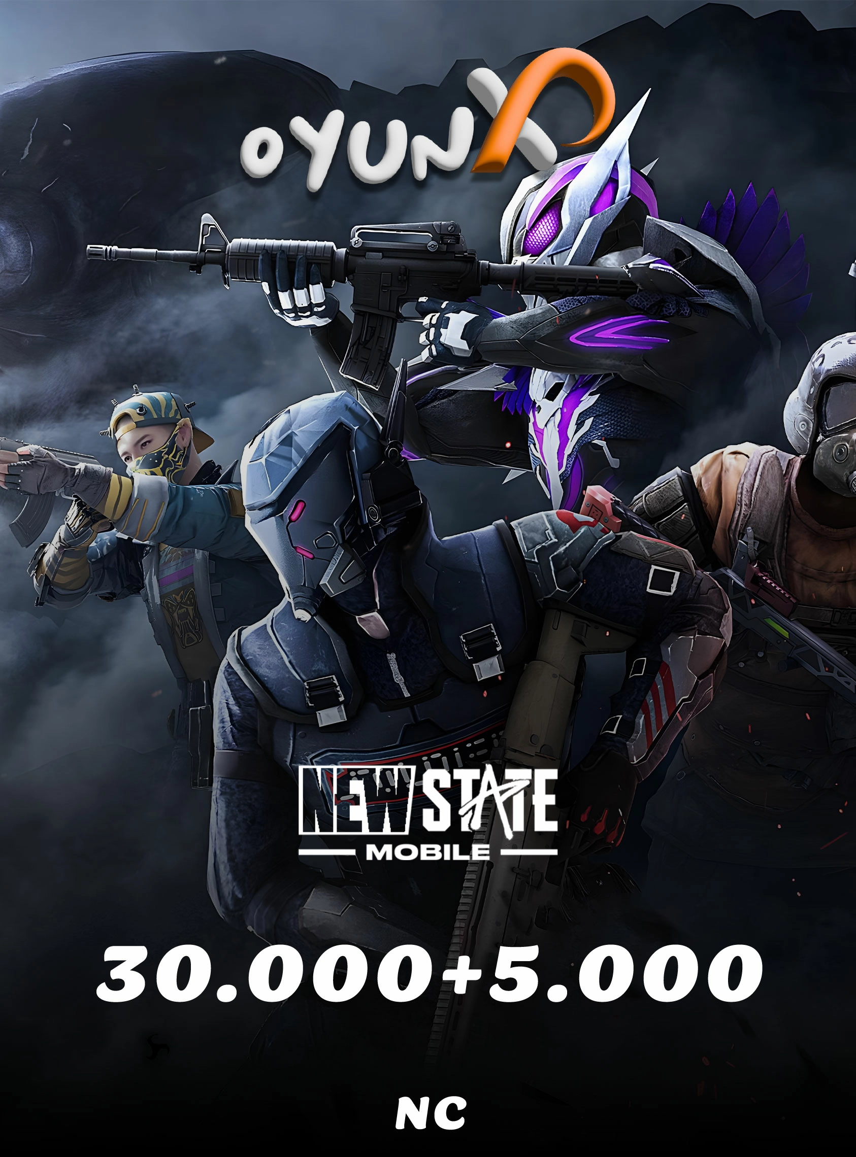 PUBG New State 30000 + 5000 NC