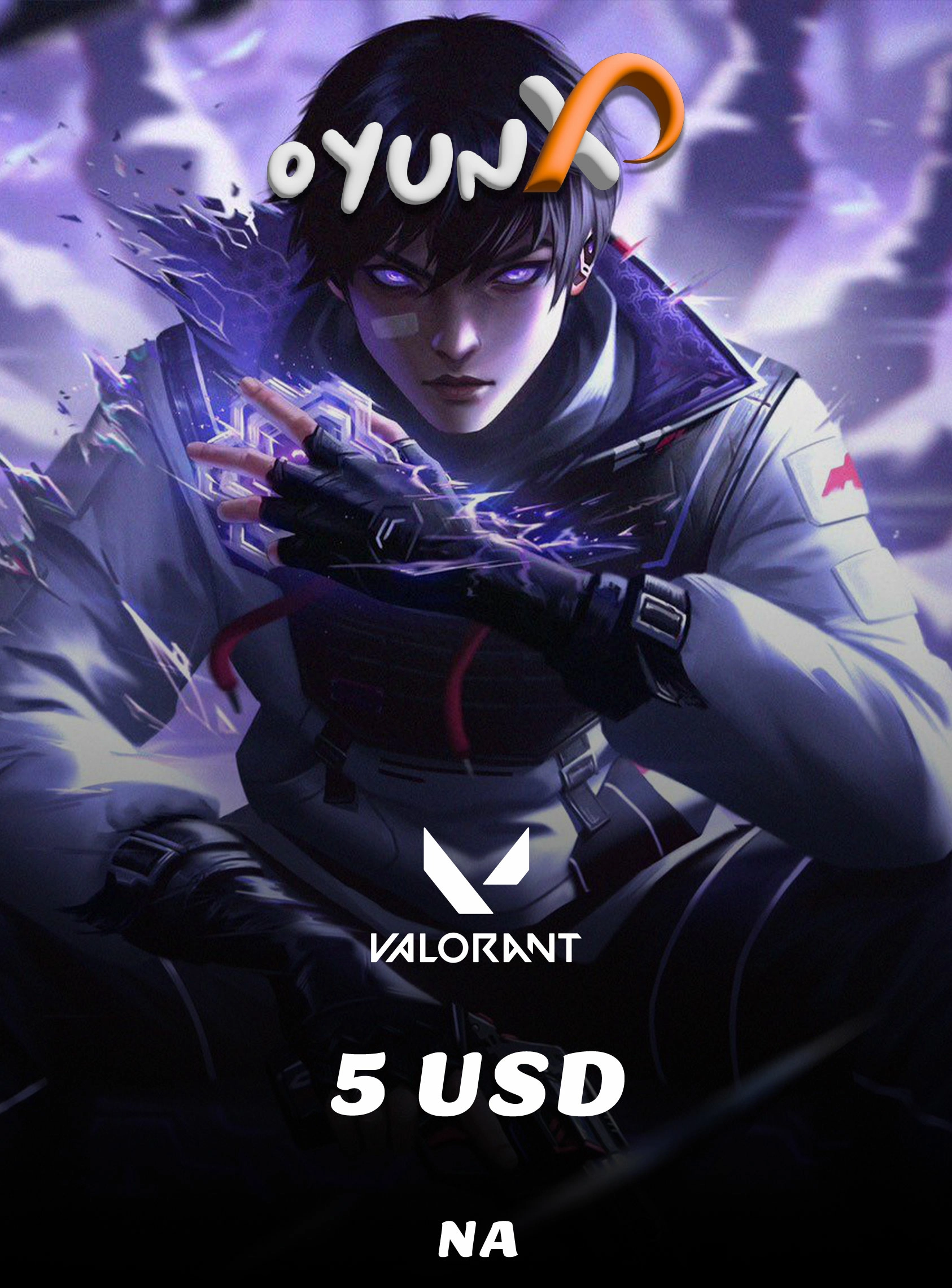 Valorant North America 5 dolar Points 475 VP