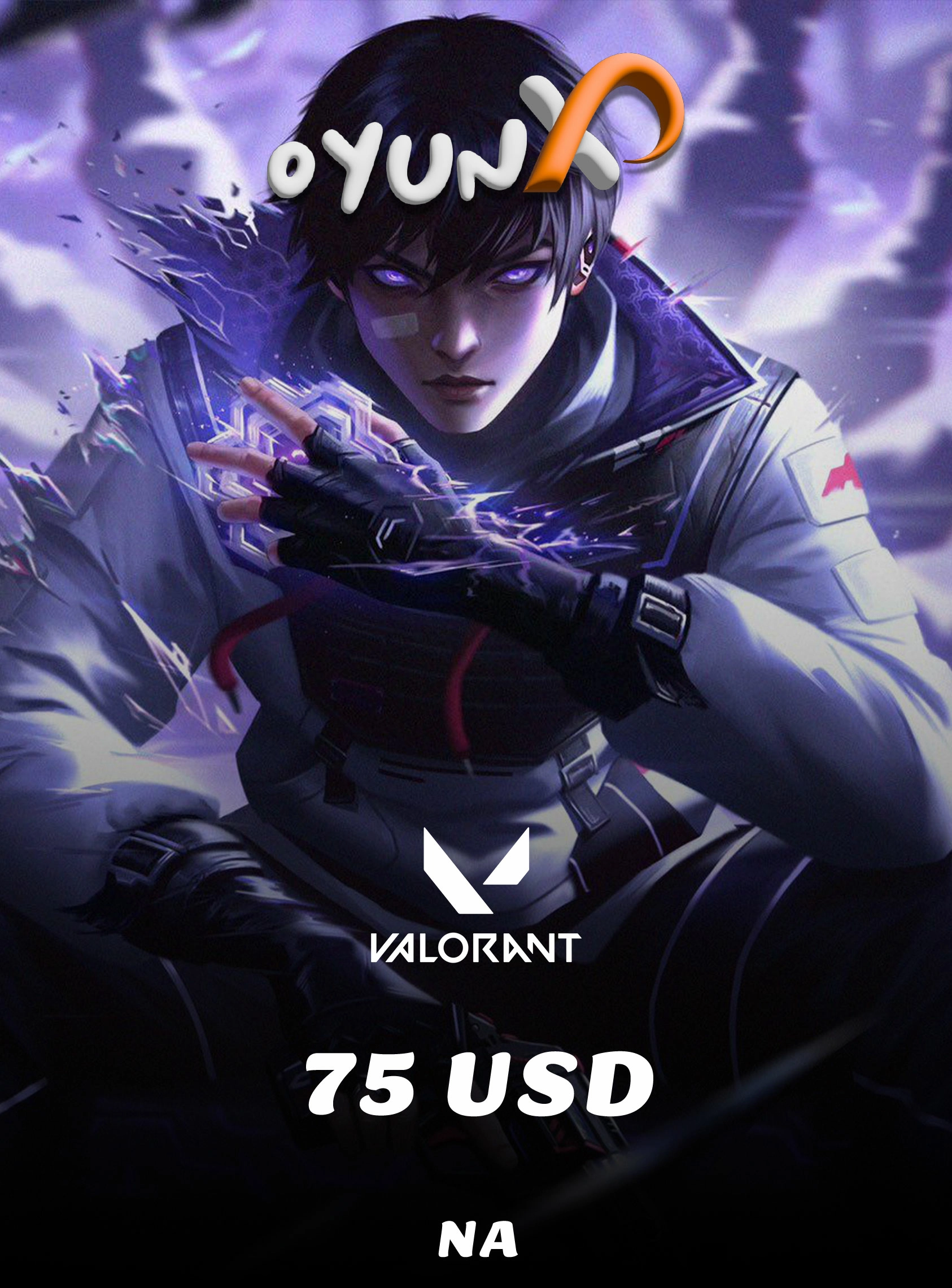 Valorant North America 75 dolar Points 7850 VP