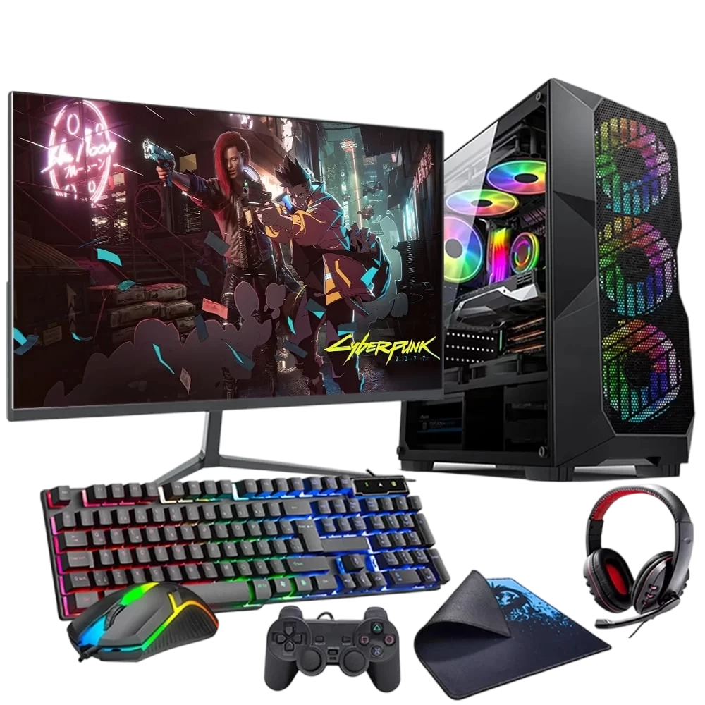 i7 14700F 32GB DDR4 1TB M2 8GB RX580 24" Monitörlü Oyun Bilgisayarı (Gaming SET)