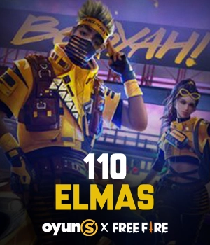 Free Fire 110 Elmas